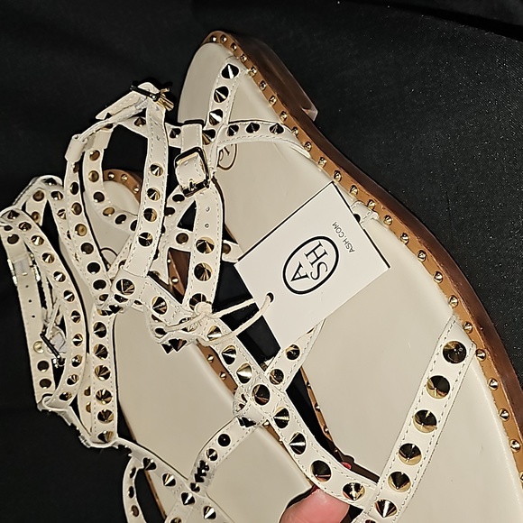 ASH Maeva Sandal size 40 size 10 cream color new - Picture 2 of 5